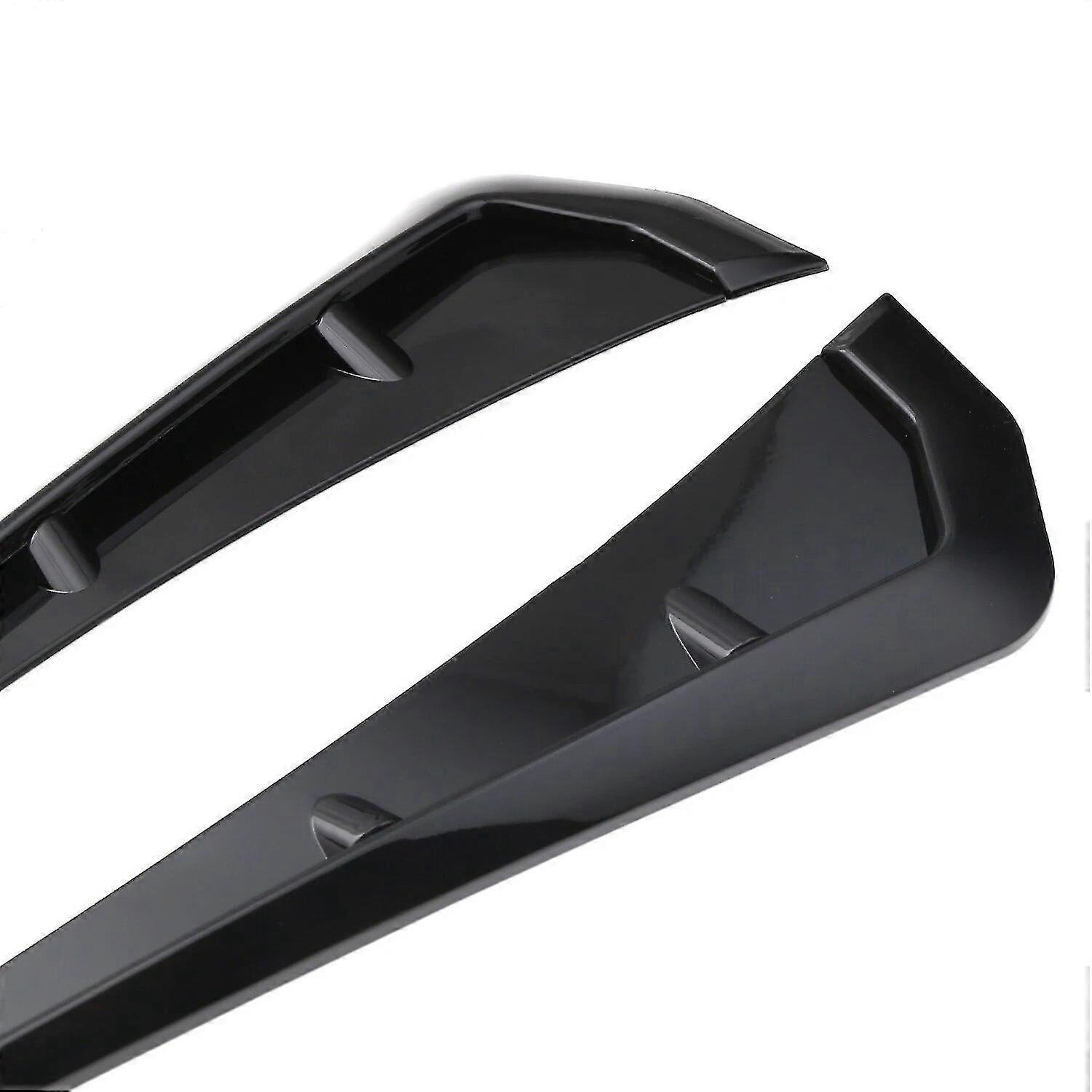 Auto-styling-lüftungsgitteraufkleber Mit Haifischkiemen-motiv Für Honda Civic 2016–2018 (universell) – Glänzend Schwarz