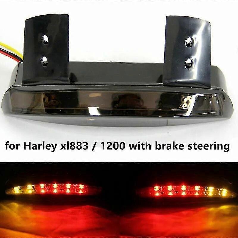Motorrad-hinterradkotflügelkante Mit Blinker, Bremslicht Und Rücklicht Für Harley Xl883/1200 Mit Brems-, Lenk- Und Fahrlicht