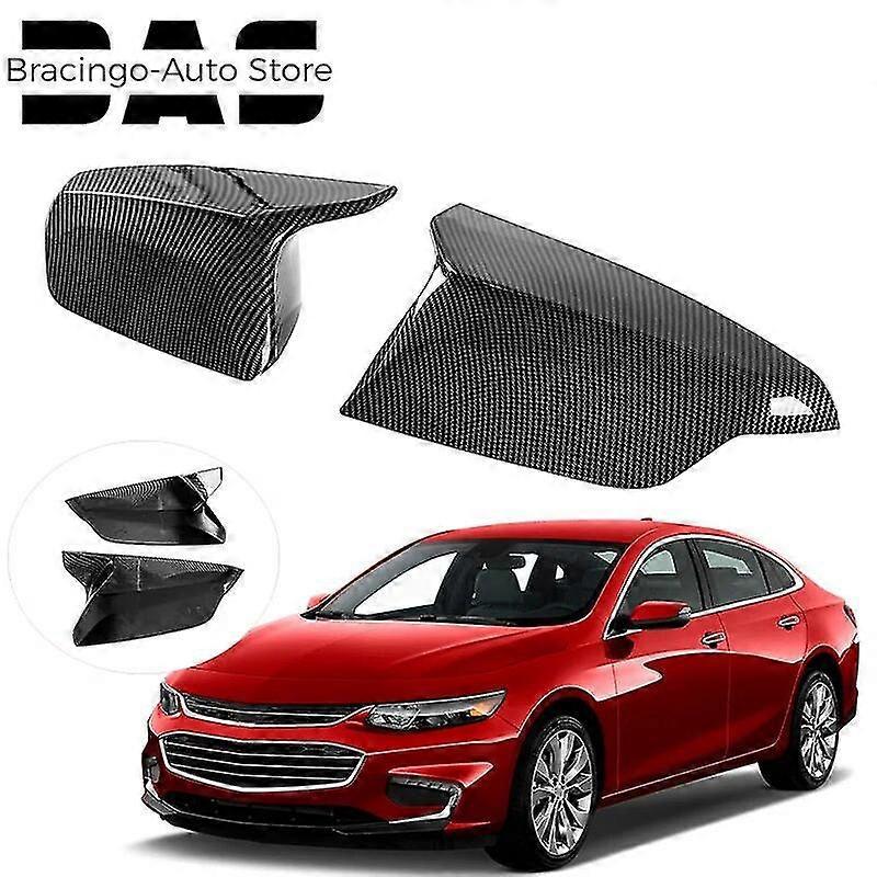 Bracingo Carbonfaser-seitenspiegelabdeckungen, Dekorkappen, Auto-außenzubehör, Passend Für Chevrolet Malibu 2016-2022