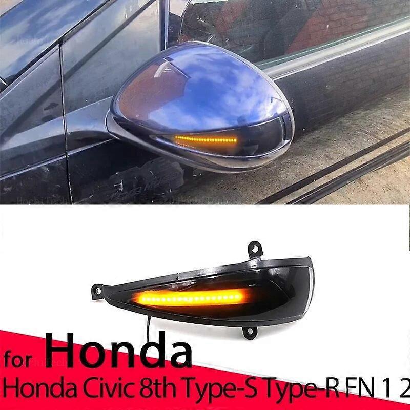 2x Dynamische Led-blinker In Den Außenspiegeln Für Honda Civic Mk8 8. Generation Schrägheck 3-türer 5-türer Type-s Type-r 05-12--