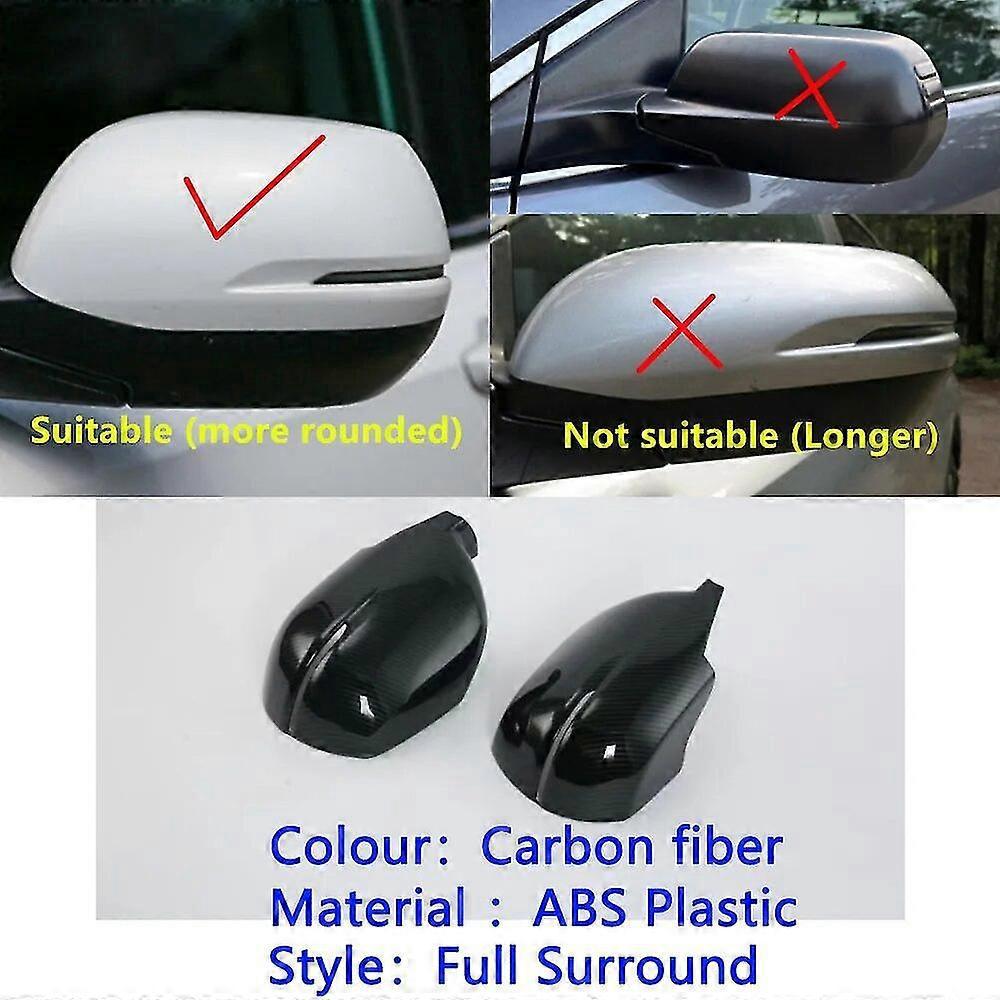 Für Honda Cr-v Cr-v 2012 2013 2014 2015 2016 Auto Abs Dekorleiste Rückspiegel-augenbrauen-seitenspiegelabdeckung Zierrahmen – Stil 2 Carbonfaser