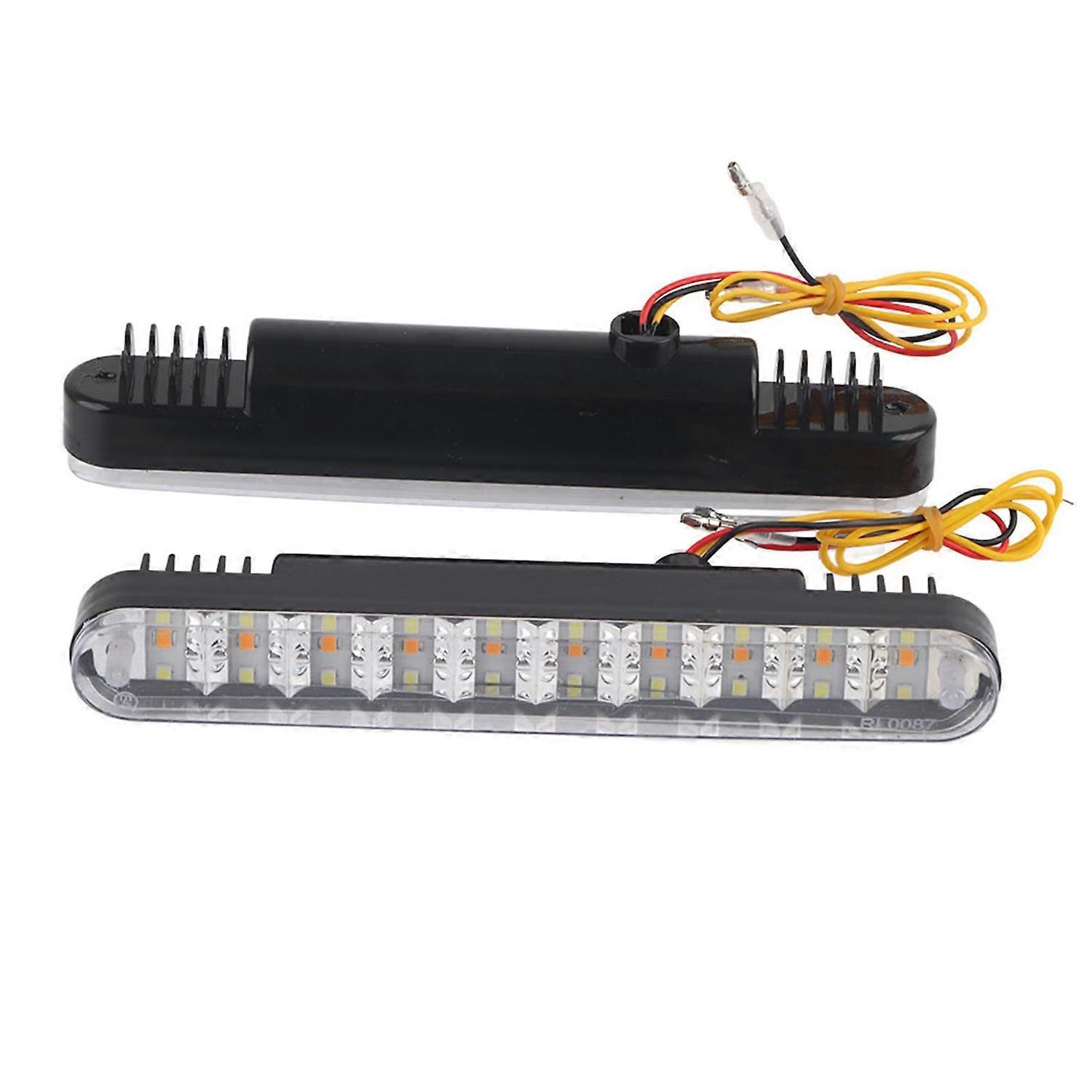 2x 30 Led Auto 12v Dc Tagfahrlicht Drl Fahrlicht Blinker