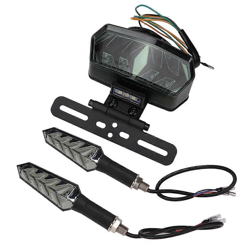 Led-blinker-rücklicht/bremslicht Im Fischgräten-design Für Motorräder