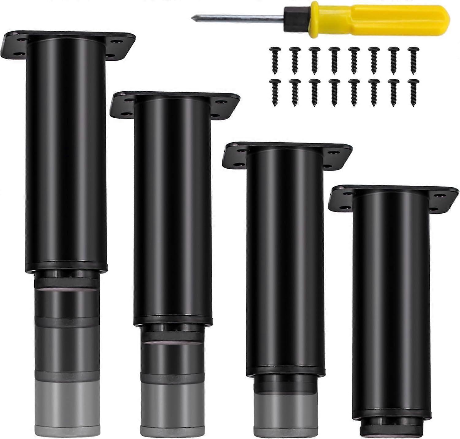 Verstellbare Schrankbeine 25–45 Cm, 4 Stück, Höhenverstellbare, Robuste Metall-mittelgestellstützen, Beine Für Küchenschränke – 4,72–8,26 Zoll, 4 Stück
