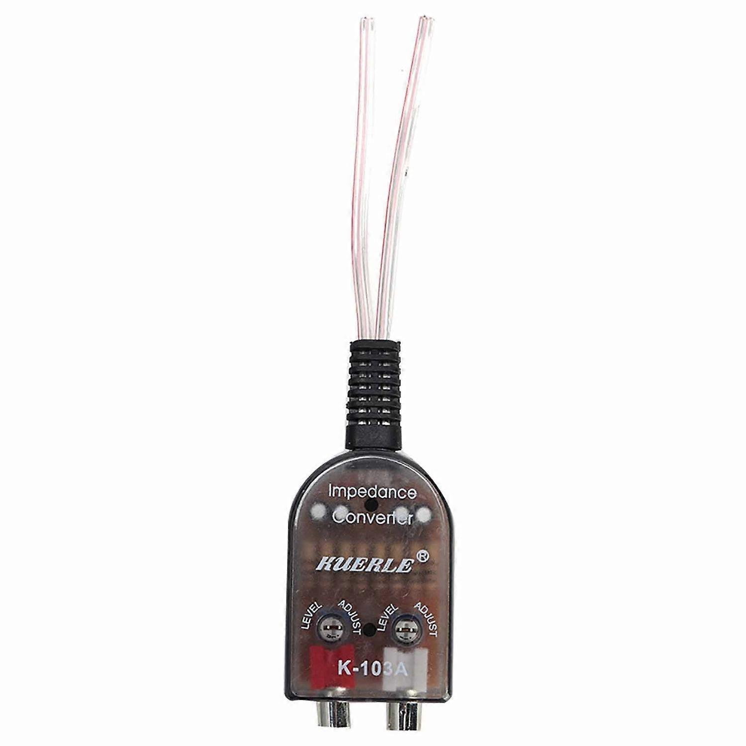 Autoradio-lautsprecher, Einstellbarer High-to-low-rca-audio-impedanzwandler