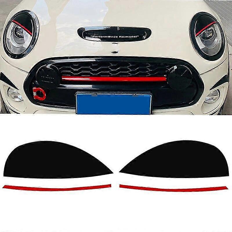 2 Stück Scheinwerfer-augenbrauen-dekorationsaufkleber Für Bmw Mini Cooper F54 F55 F56 F57 R55-r59 (doppelaugenlid-modifikationsaufkleber) – F54-f57-aufkleber