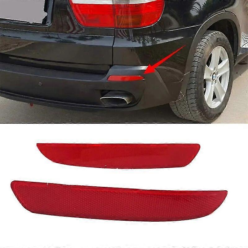 2 Stück Autozubehör Für Bmw X5 E70 2007 2008 2009 2010 Stoßstangenreflektor Rücklichtreflektorleiste