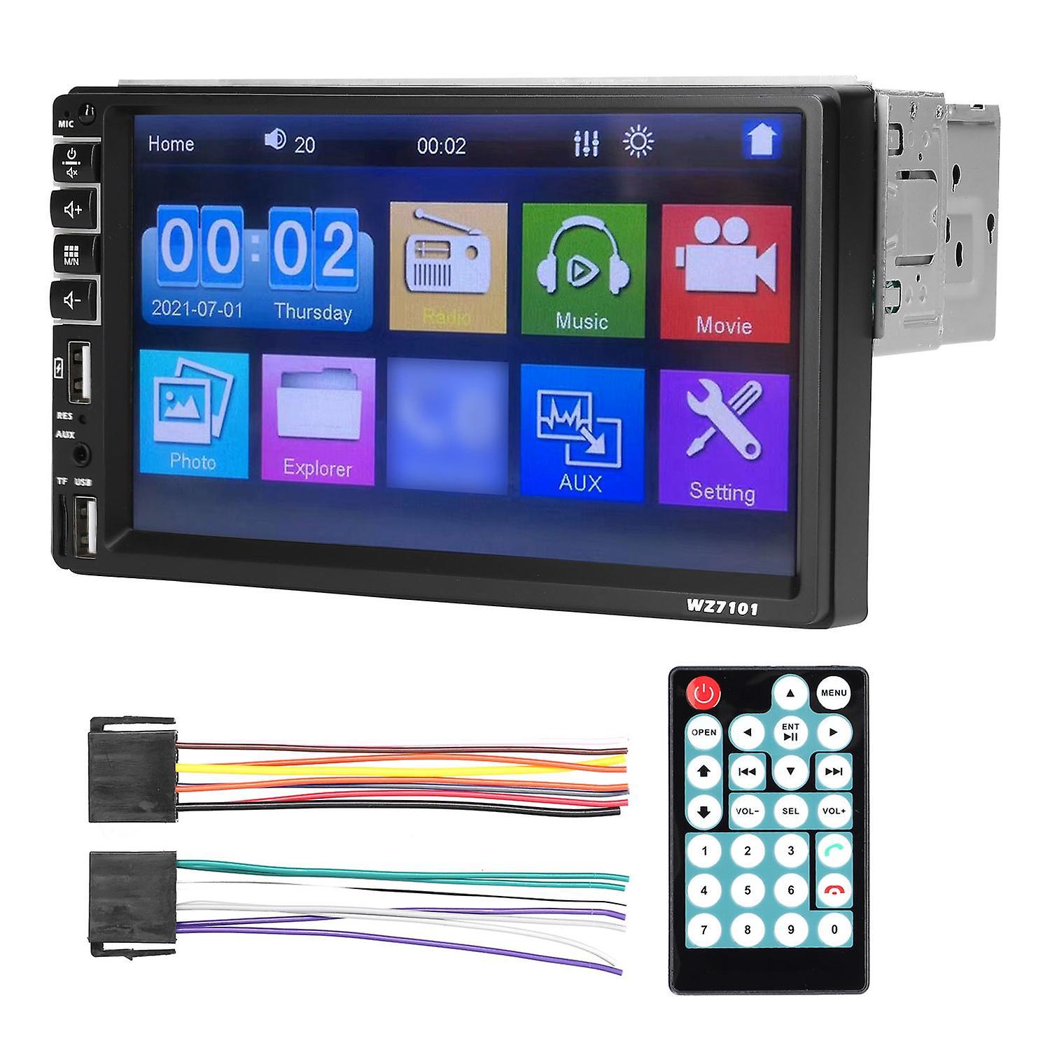 Monodine 7-zoll-lcd-touchscreen-autoradio Mit Mp5-player, Bluetooth, Fm-radioempfänger Und Tf-kartenunterstützung
