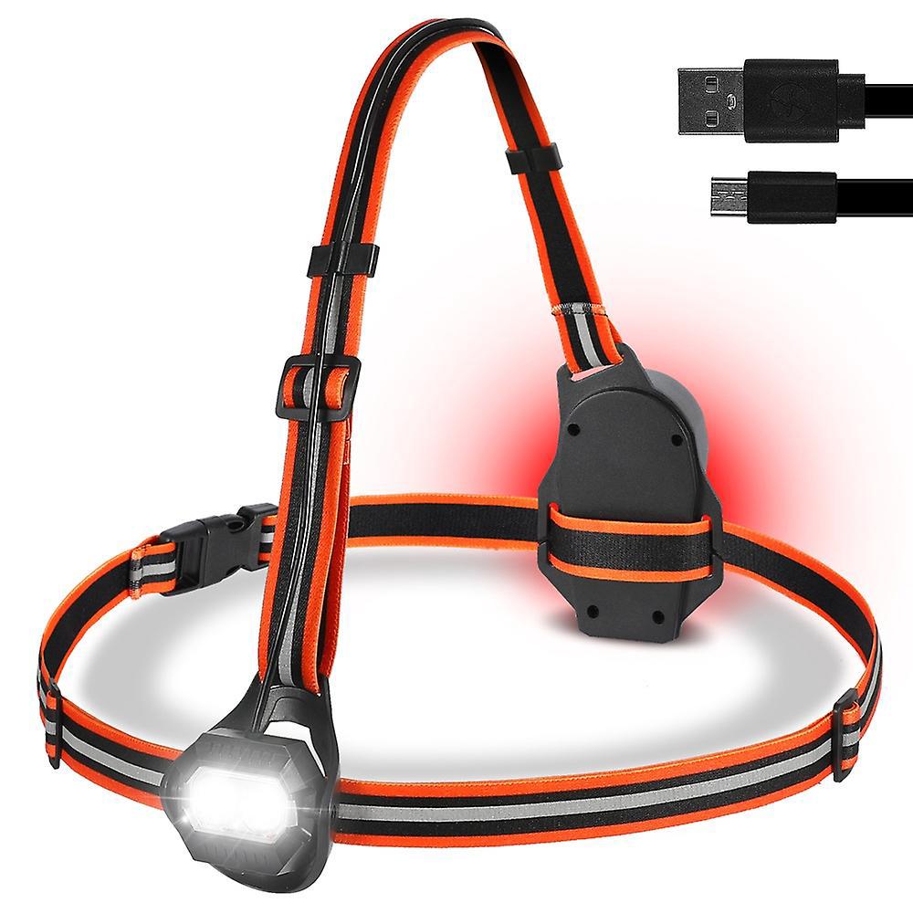 West Biking Led-brustlampe Für Nachtläufe, Ipx4 Wasserdicht, Usb-aufladbar, Outdoor-sport