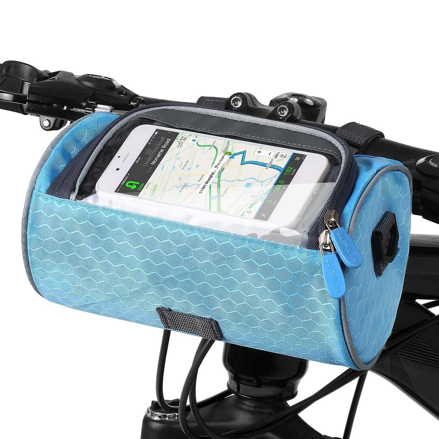 Wasserdichte Fahrradlenkertasche, Touchscreen-handyhalterung, Fronttasche Für Mountainbikes, Schultergurt Inklusive