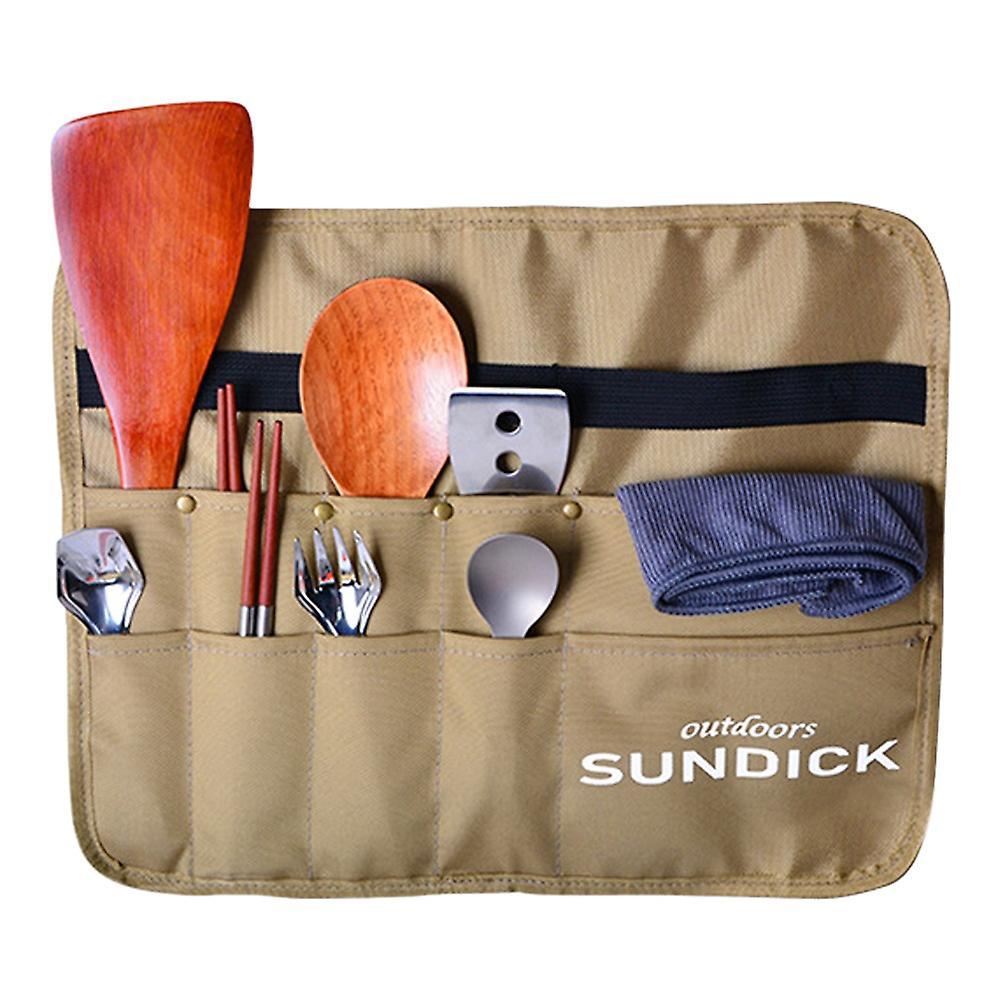 Multifunktionale Aufbewahrungstasche Für Outdoor-camping Mit Mehreren Fächern, 3-in-1-organizer-behälter
