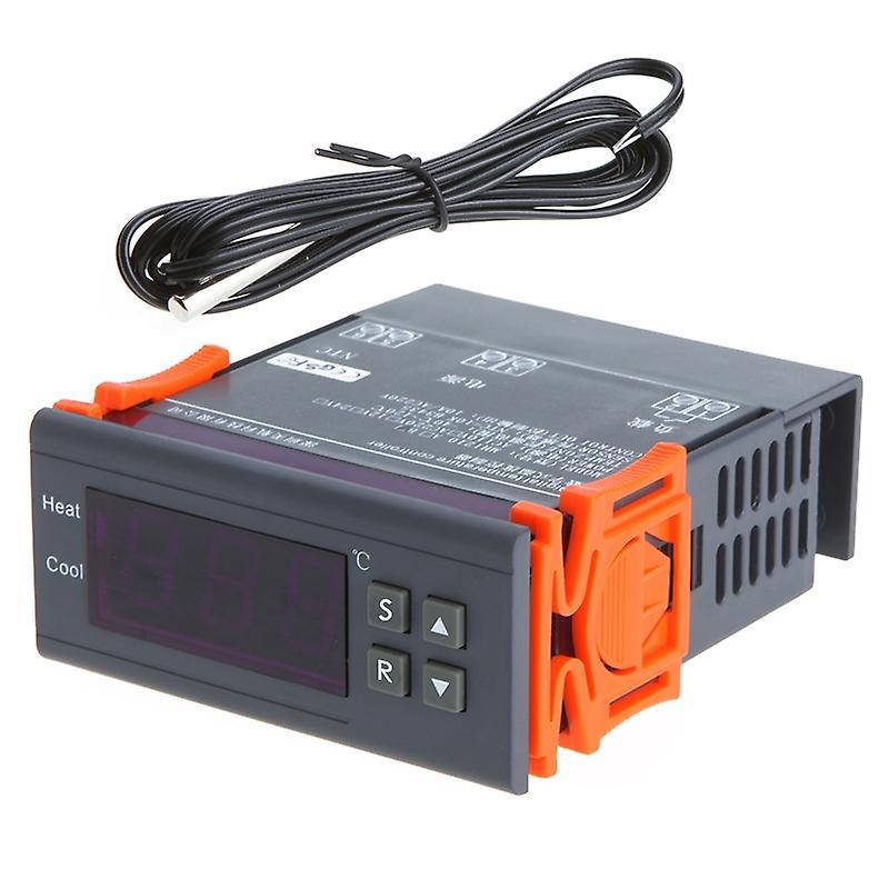 10a 220v Digitaler Temperaturregler Mit Thermoelement -40°c Bis 120°c Und Alarmfunktion