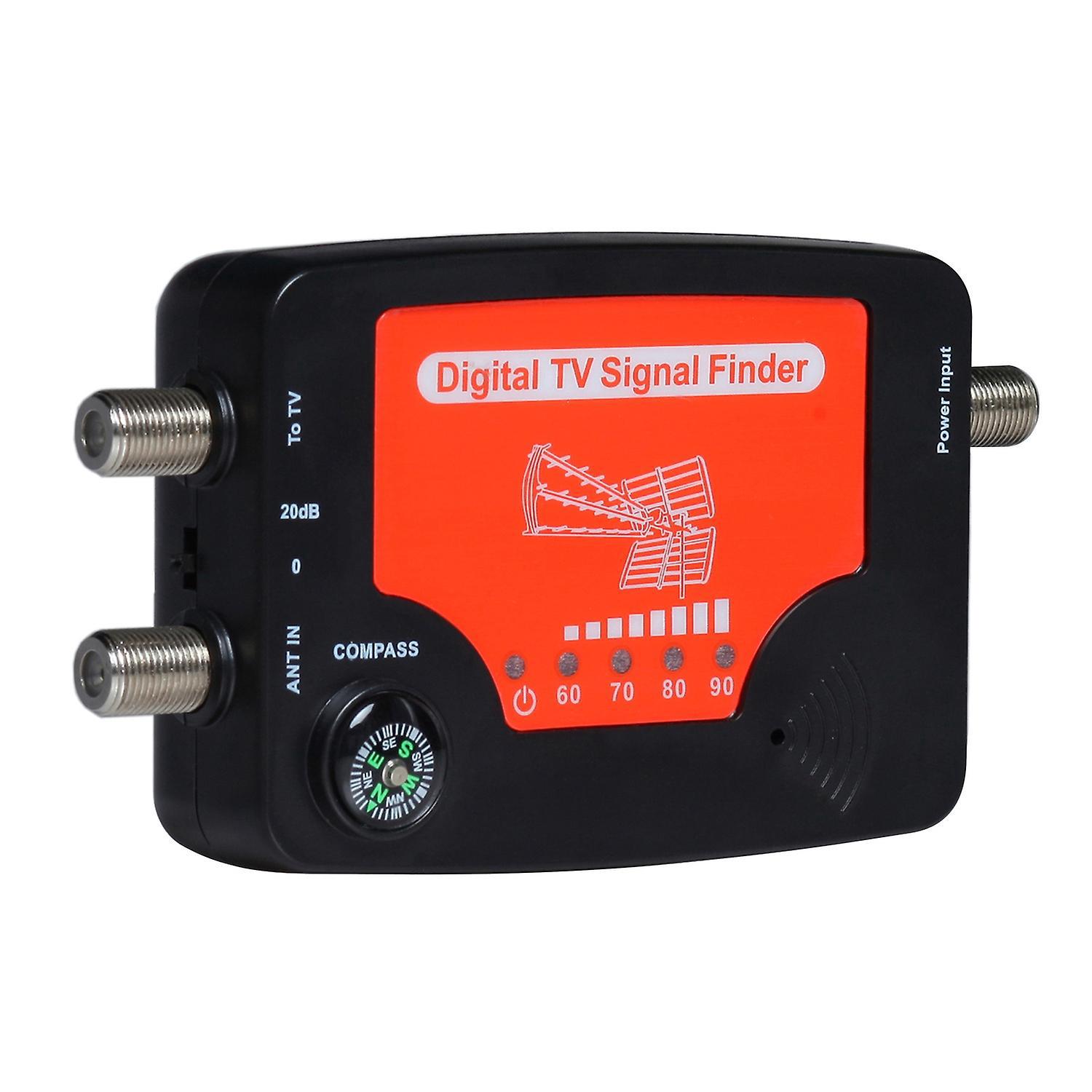 Tv-signalfinder Mit Led-anzeige, Tragbarer Tv-antennen-signalstärketester