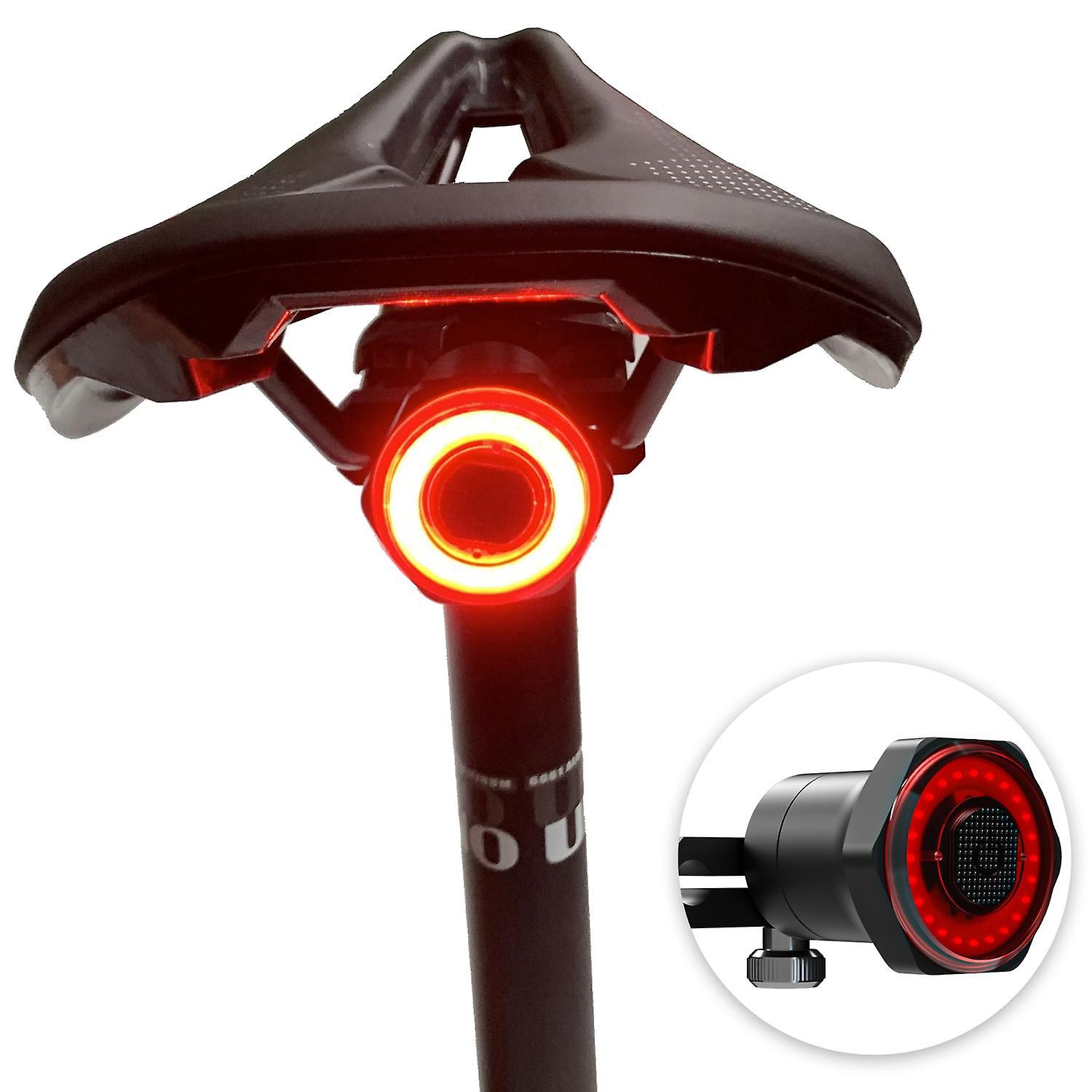 Intelligentes Fahrradrücklicht, Usb-aufladbares, Wasserdichtes Bremslicht, Blinkendes Fahrradrücklicht
