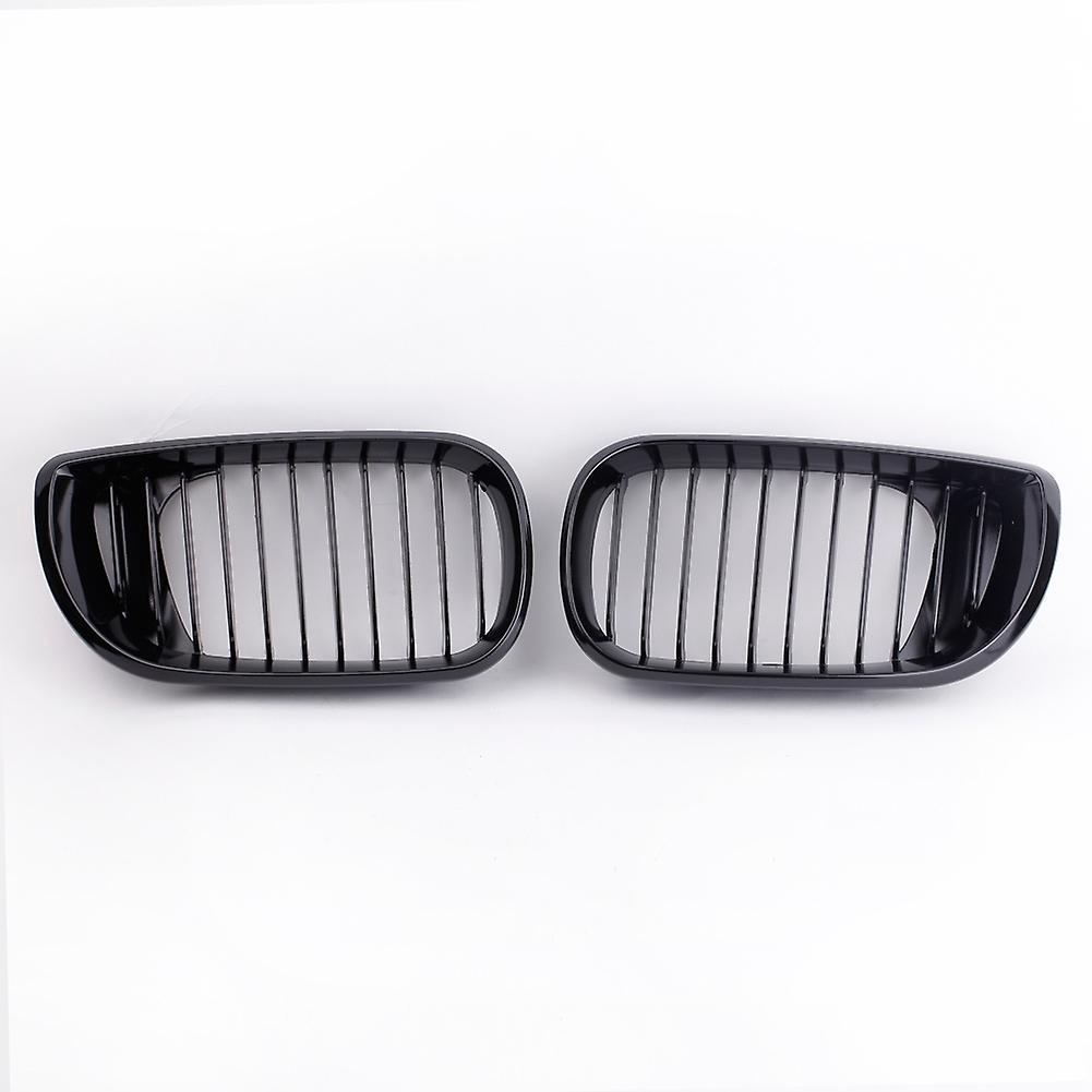 Stück Glänzend Schwarze Nierengrills Für Bmw 3er E46 4-türer 2002-2005