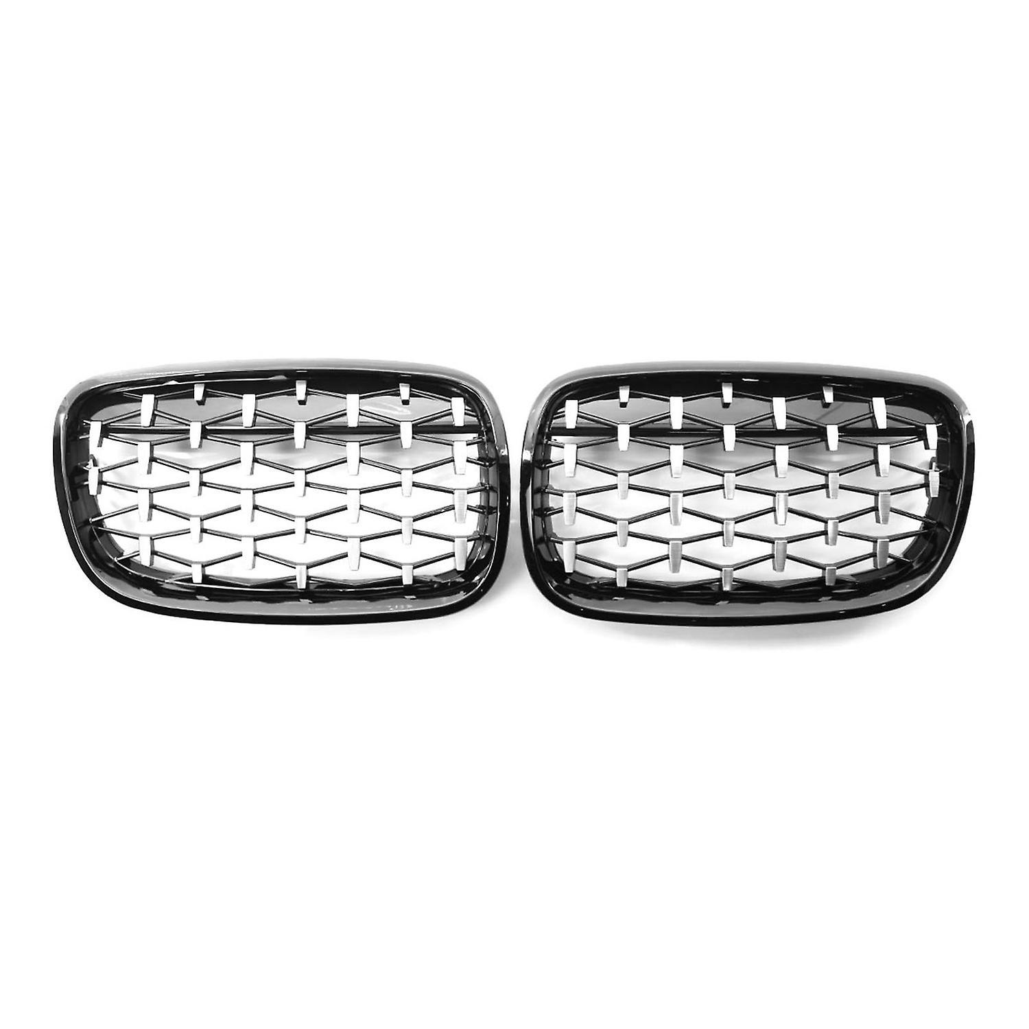 Paar Frontgrill-grills Für Motorhauben-stoßstangen-ersatz