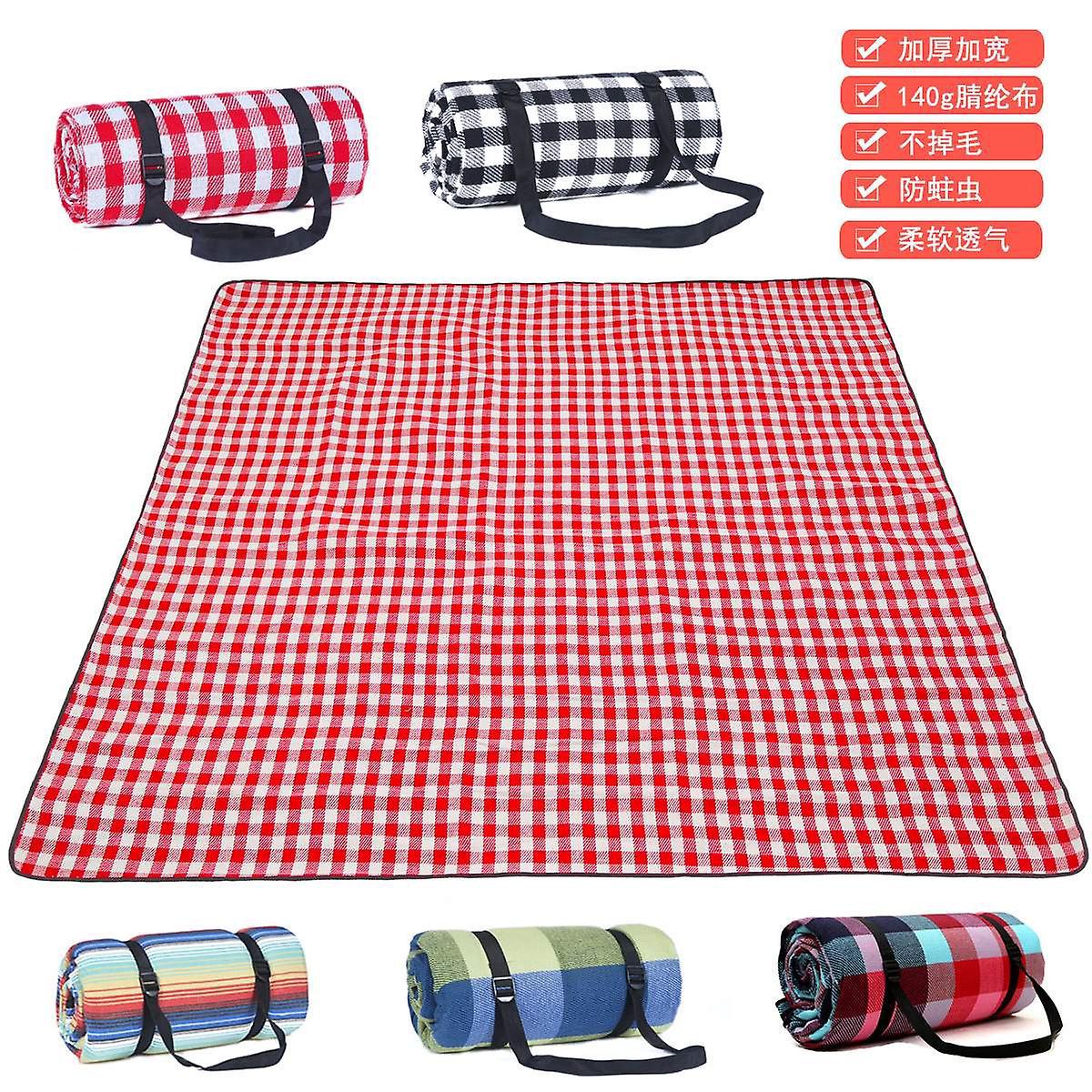 Wasserdichte, Dicke Und Rutschfeste Picknickmatte, Tragbare Campingmatte, Feuchtigkeitsbeständiges Bodenkissen Für Den Außenbereich