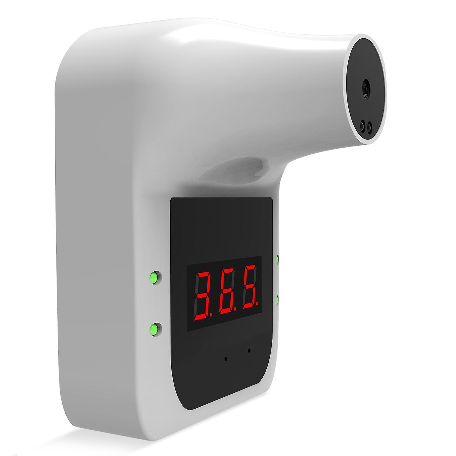 Berührungsloses Infrarot-stirnthermometer Zur Wandmontage Mit °c/°f-anzeige Und Fieberanzeige