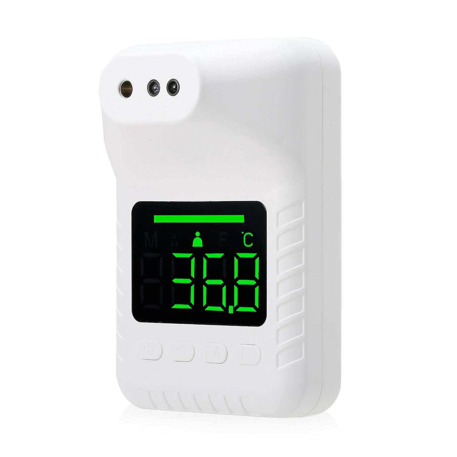 Berührungsloses, Wandmontiertes Infrarot-thermometer Mit Mehrsprachigen Sprachansagen (℃/℉), Automatische Stirnmessung