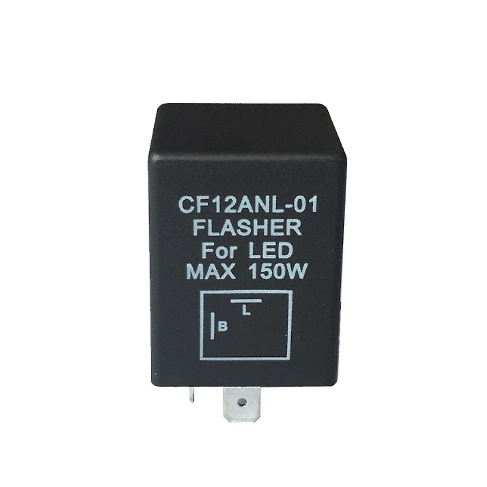 Cf12anl-01 2-poliges Elektronisches Led-blinkerrelais Für Blinkerlampen, Lösung Gegen Hyperblinken