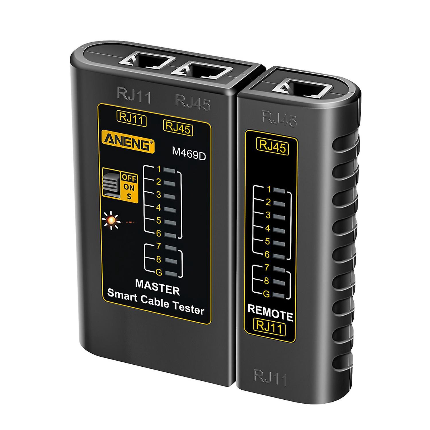 Aneng M469d Netzwerkkabeltester Für Rj11- Und Rj45-paare Mit Led-anzeige