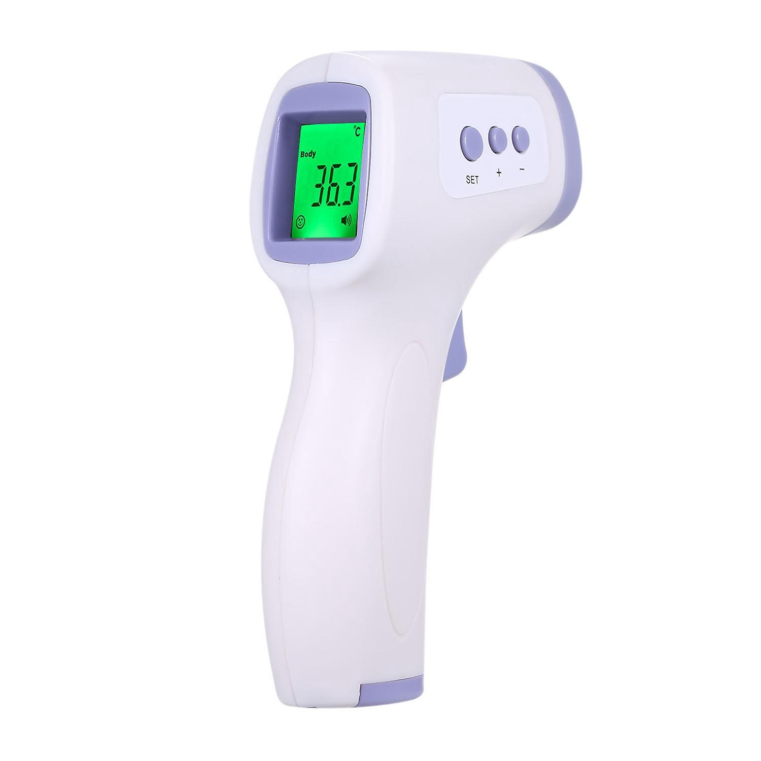 Berührungsloses Infrarot-stirnthermometer Mit Dreifarbiger, Hintergrundbeleuchteter Lcd-anzeige.