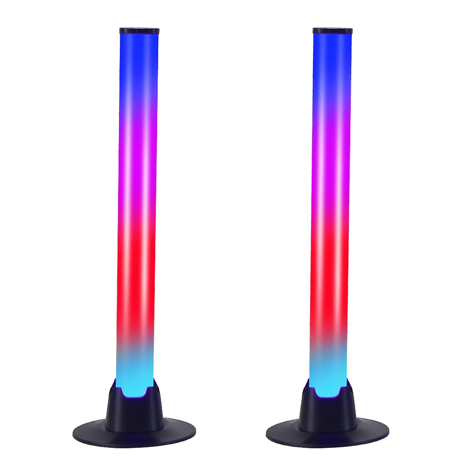 Farbenfrohe Usb-schreibtischlampen Mit Geräuschsensor Und Ambientebeleuchtung