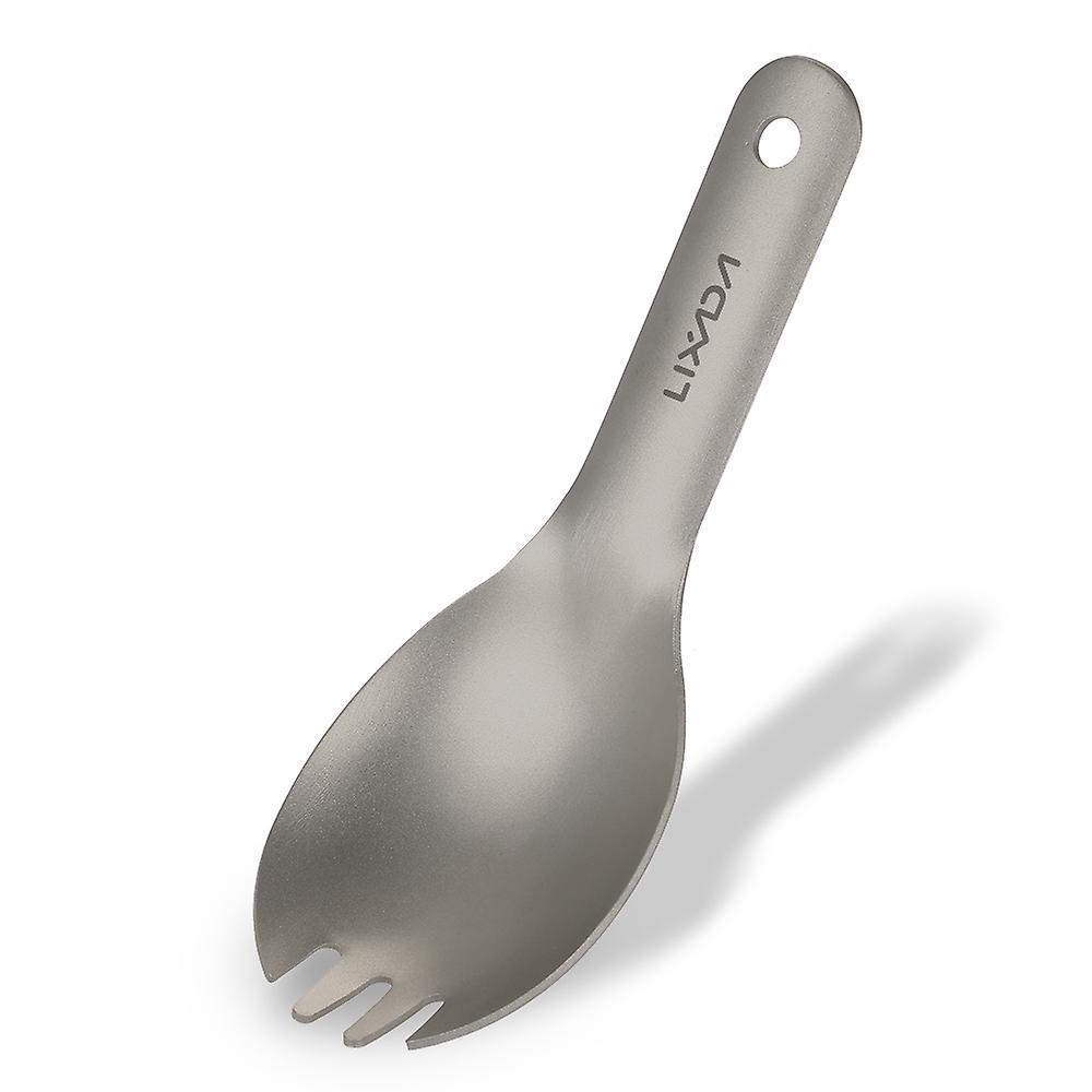 Lixada Ultraleichter Titan-kurzstiellöffel Für Babys Und Kinder, Camping, Picknick Und Als Spork
