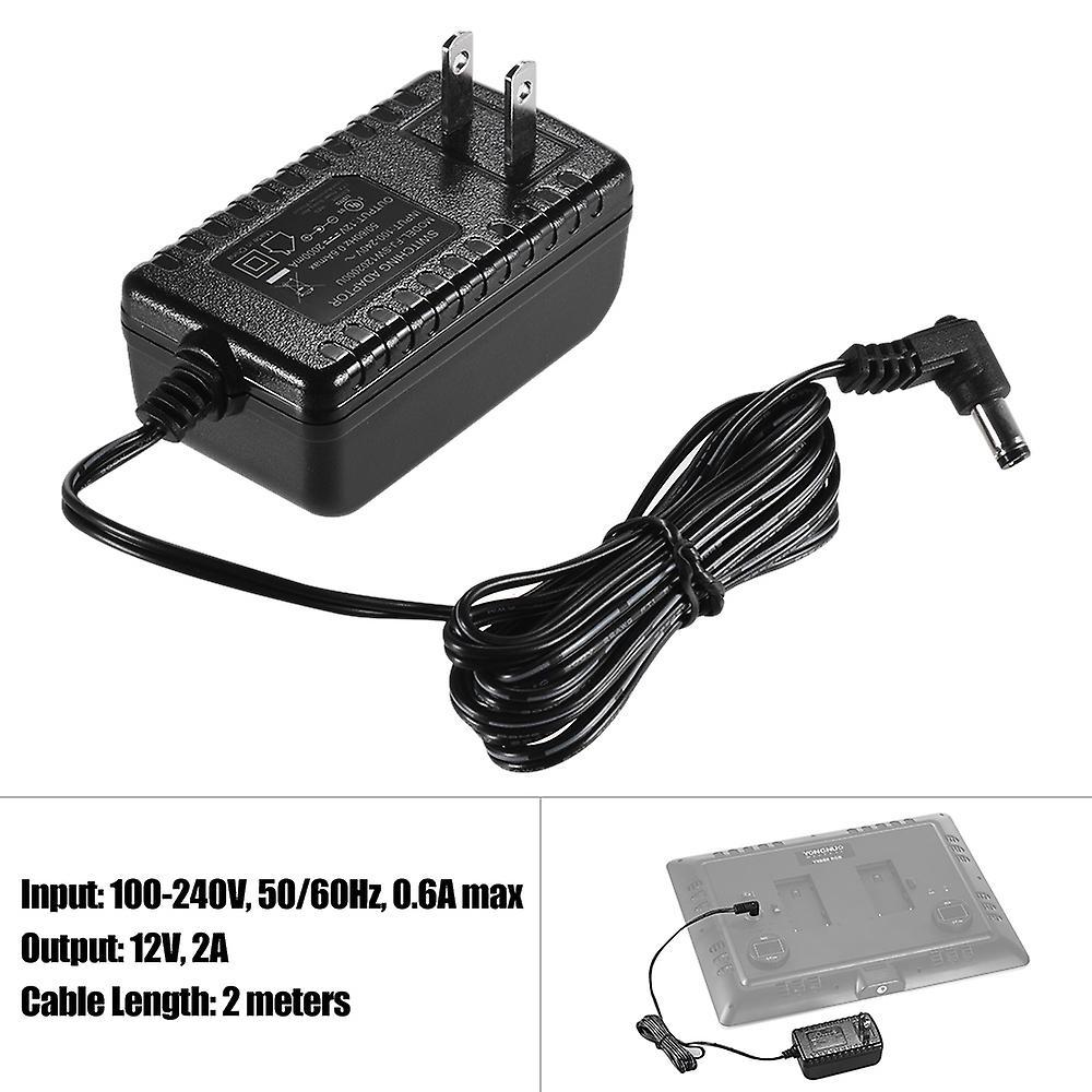 Yongnuo 12v 2a Standard-netzteil, Us-stecker, Weitbereichsspannung 100-240v, Für Yongnuo Yn300iii Yn216