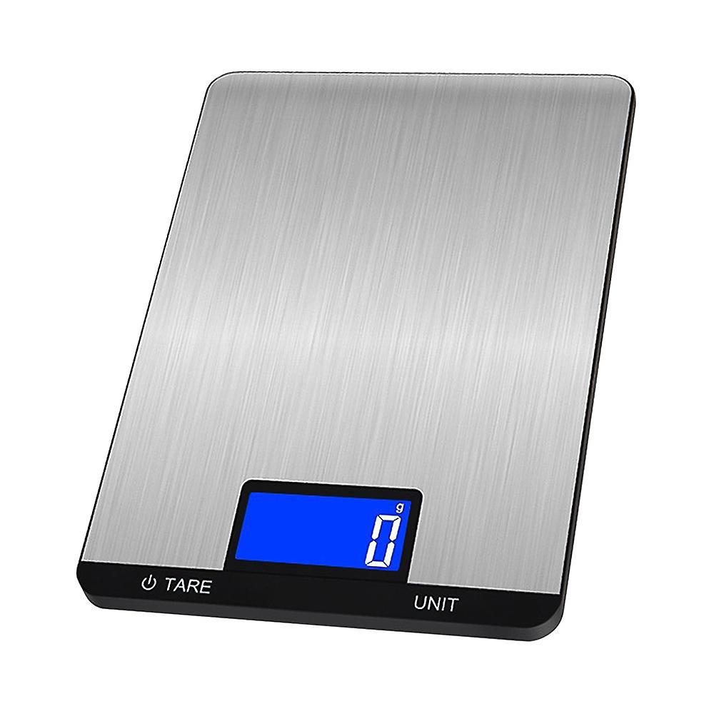 Digitale Küchenwaage 15 Kg/33 Lb, Wiederaufladbare Lebensmittelwaage Mit Lcd-bildschirm Und Touch-tasten, 7 Einheiten