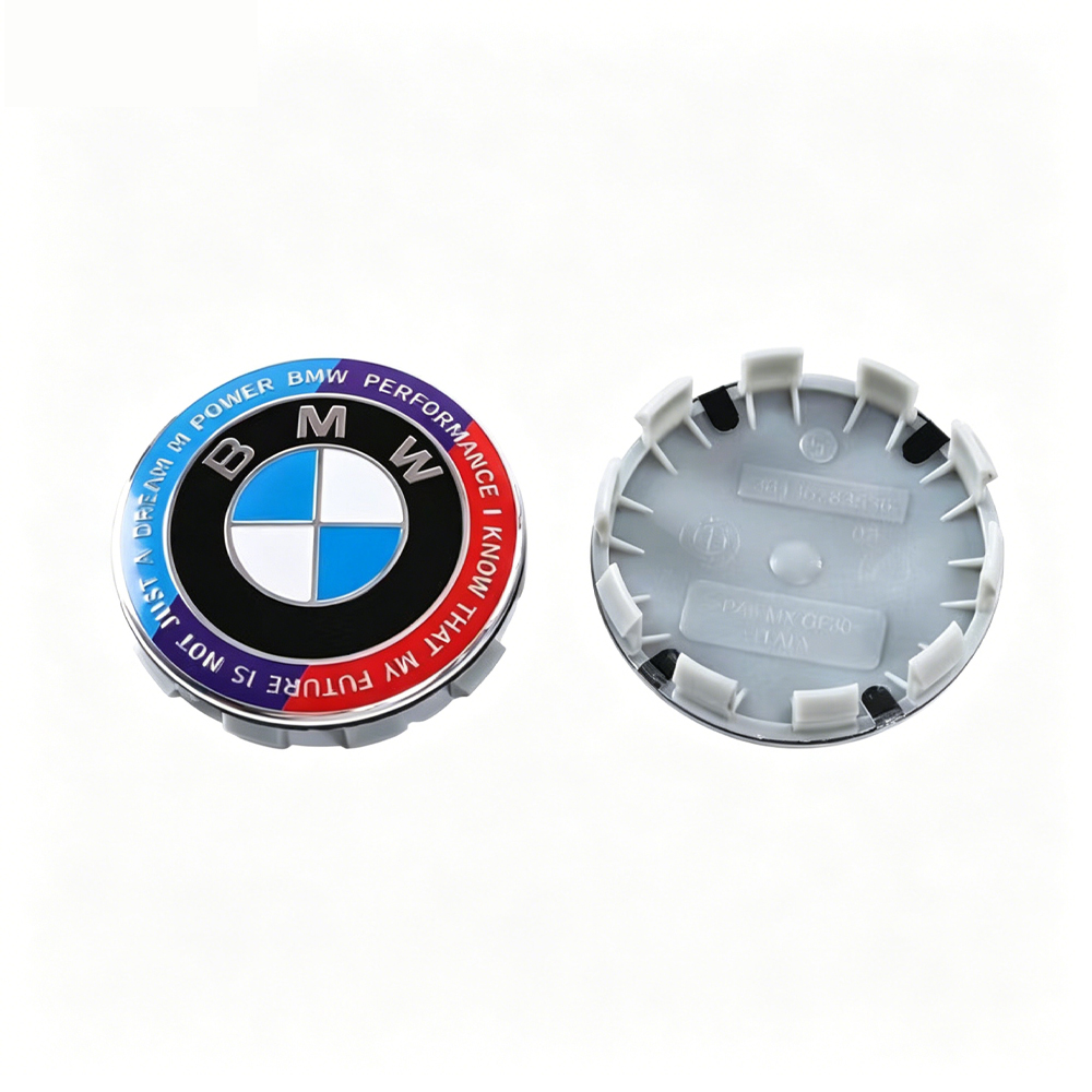 Satz Mit 4 Radnabenkappen (68 Mm) Für Bmw 1er, 3er, 5er, 7er, X1, X3, X4, X5 Und X6, Felgenmitte, Dekoratives Rademblem, 4 Stück, Mehrfarbig
