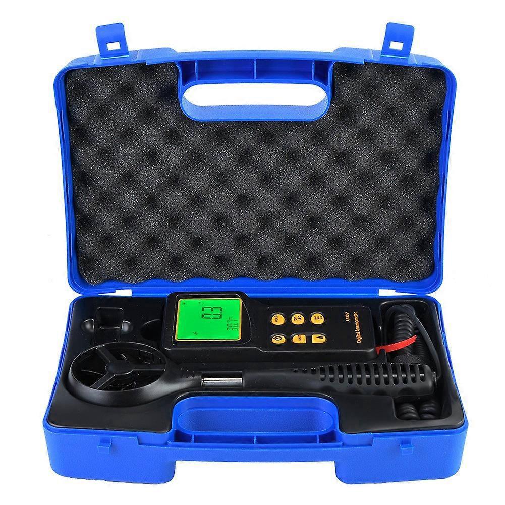 Smart Sensor Ar836+ Digitales Anemometer 0,3-45 M/s Windgeschwindigkeits-, Temperatur- Und Luftstrommesser