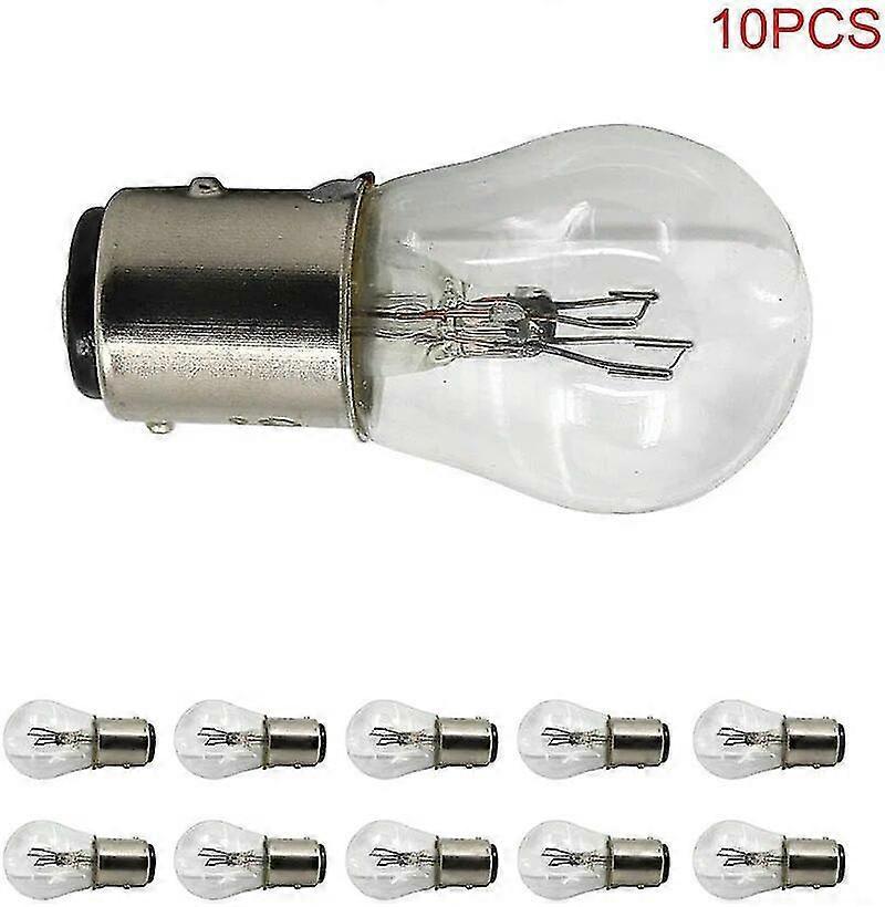 10 Stück 6v 21/5w Rücklicht-bremslichtbirne Für Kawasaki Suzuki Honda Yamaha Motorrad-roller
