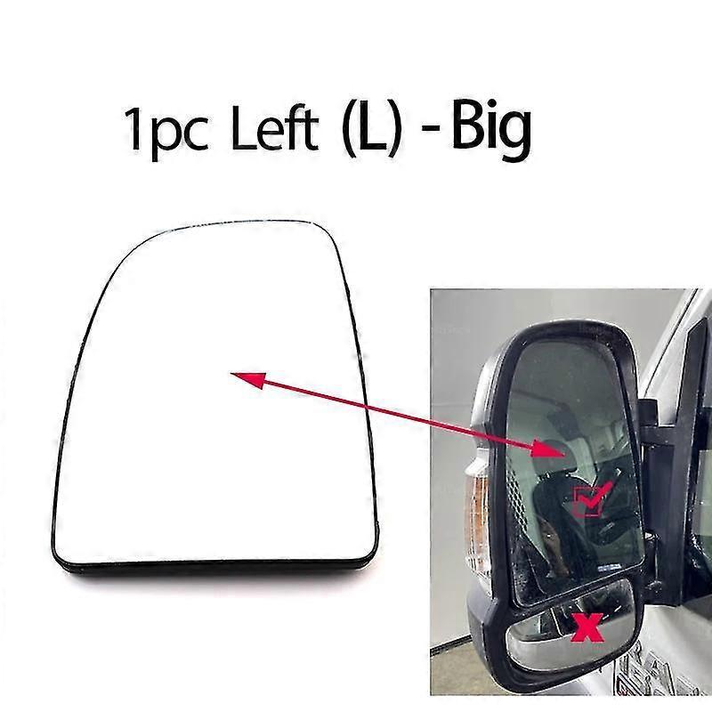 Rückspiegelglas, Außenspiegelglas, Beheizt, Für Peugeot Boxer Manager Und Citroen Relay Jumper – 1 Stück Links – Groß