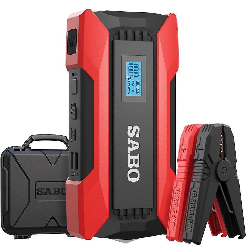 Sabo 1200a Peaks 8000mah Auto-starthilfe 12,0v Autobatterie-booster-powerpack Unterstützt Low-te