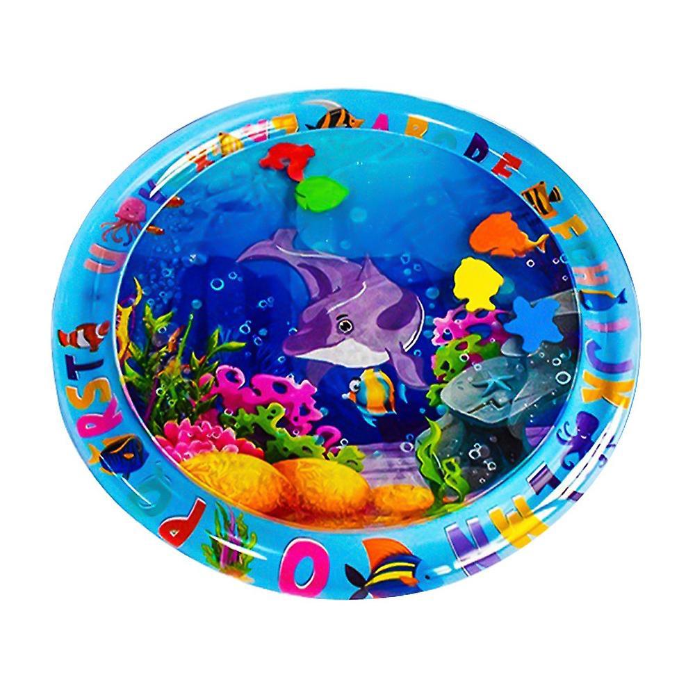 Wasserspielmatte Für Babys Und Kleinkinder – Aufblasbare Pvc-spielmatte Für Die Bauchlage – Spielspaß Für Jungen Und Mädchen