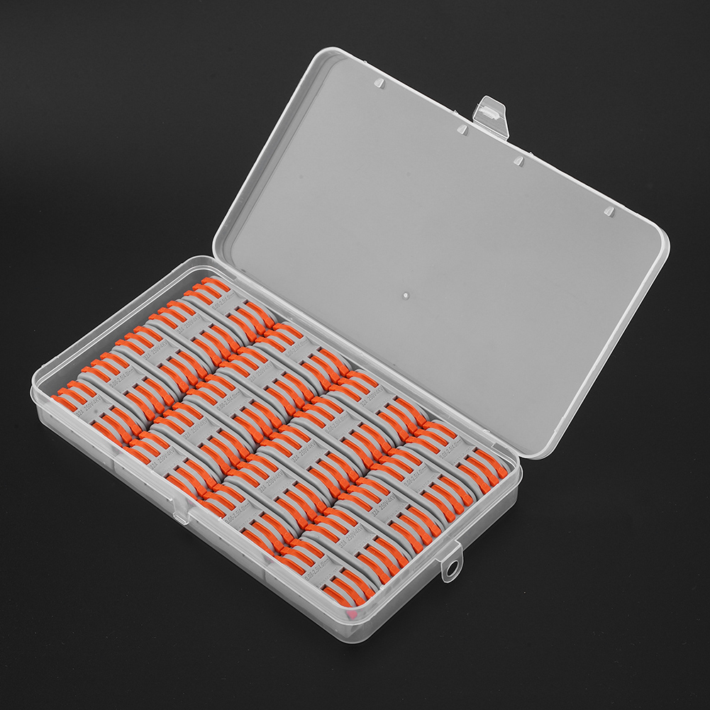 20 Stück 11–28 Awg Pct-2-3 Orange Schnellverdrahtungsklemmen Für Kabelverbinder Für Elektrische Bauteile