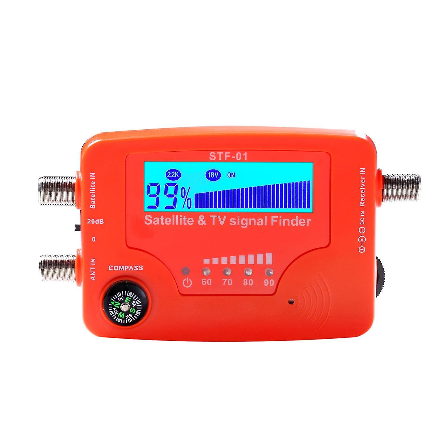 2-in-1 Satelliten- Und Tv-signalfinder, Lcd-digital-satellitensucher, Tragbarer Tv-antennen-signalverstärker