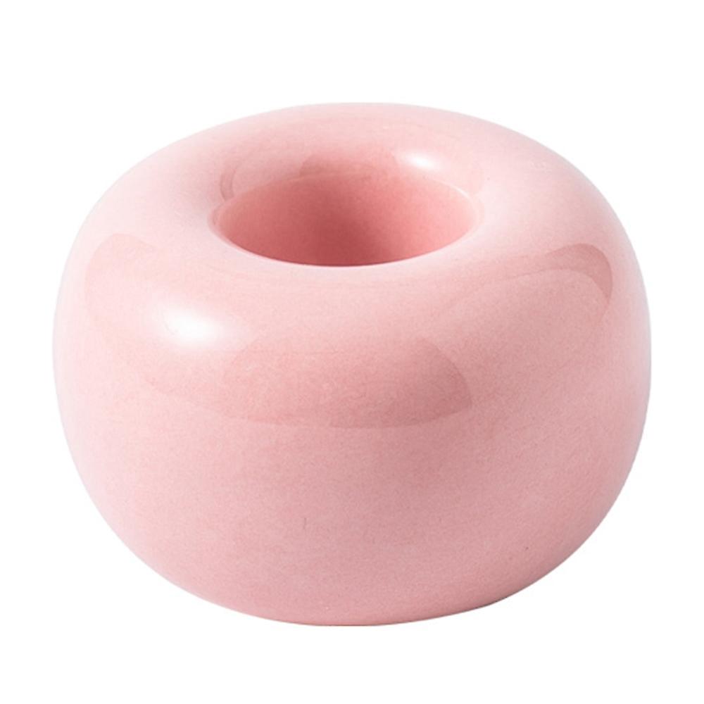 Schlichter, Süßer Farbton, Japanischer Stil, Keramikmaterial, Zahnbürstenhalter, Stiftehalter - Rosa