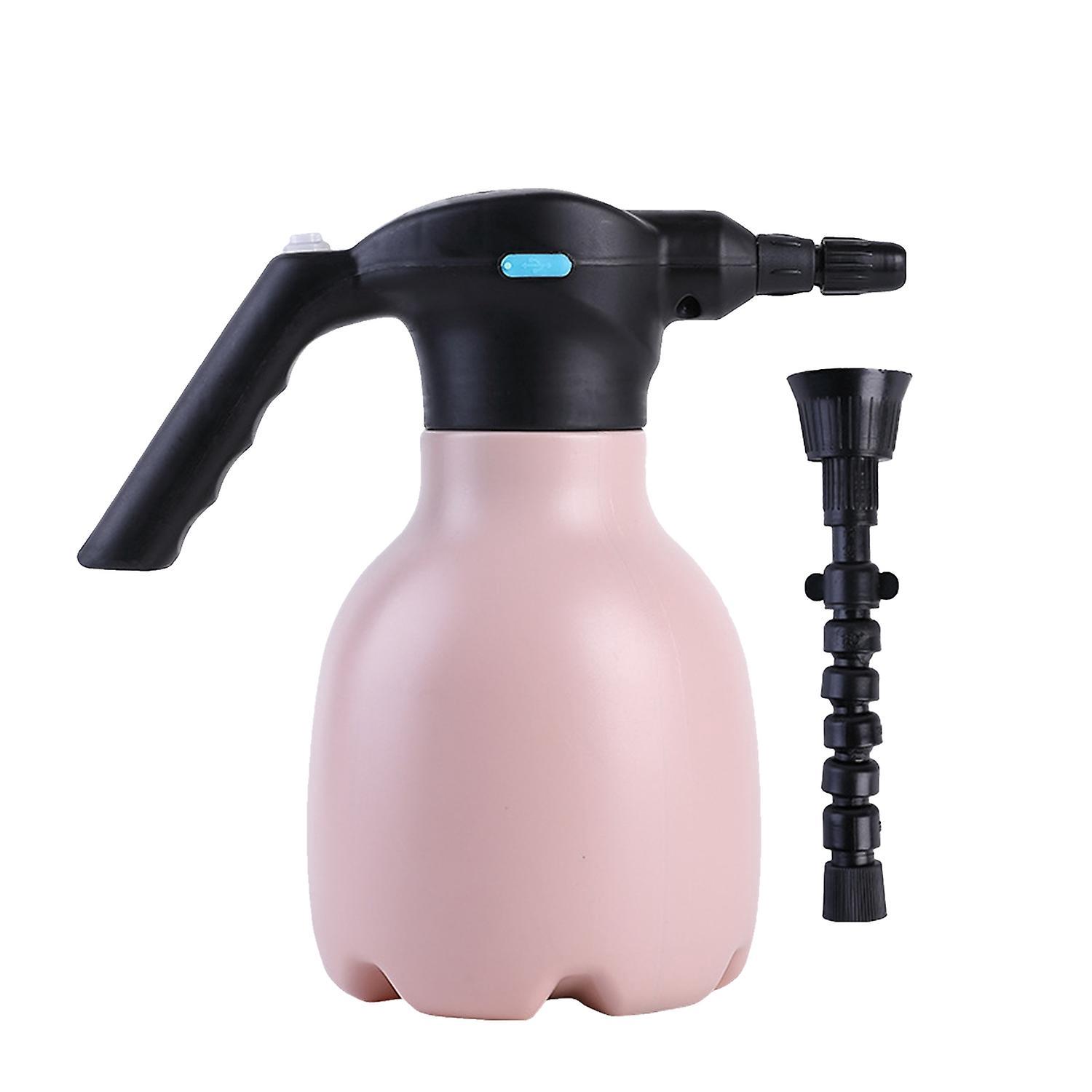 Automatischer Gartensprüher, 1,5 L, Elektrischer Pflanzenvernebler, Usb-sprühflasche, Gießkanne Mit 2 Sprühdüsen, 2-teilig, Pink