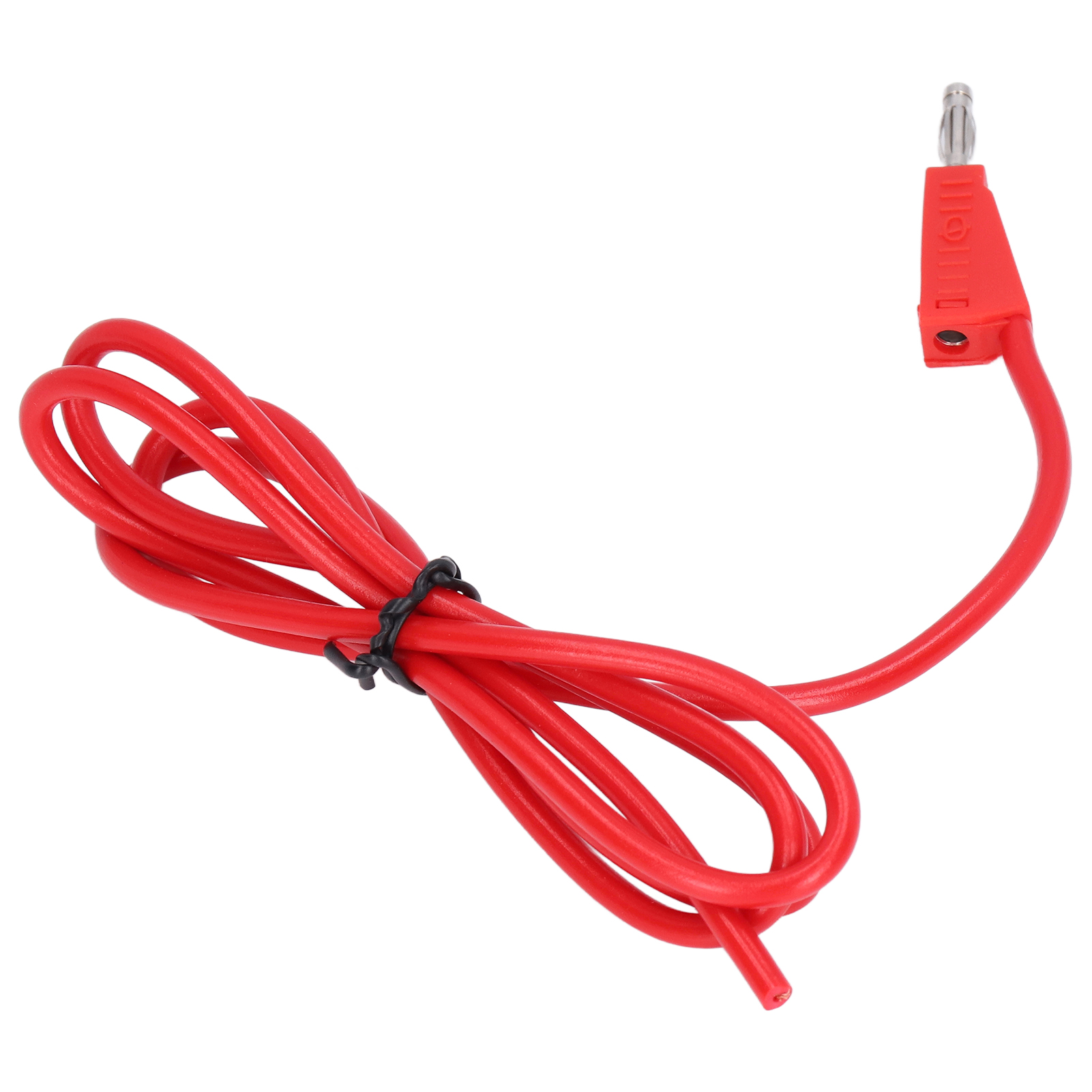 Bananenstecker-prüfleitung, Messing-pe-elektroprüfkabel, 4 Mm, Rot, Für Spannungsprüfer Und Lkw-batterien