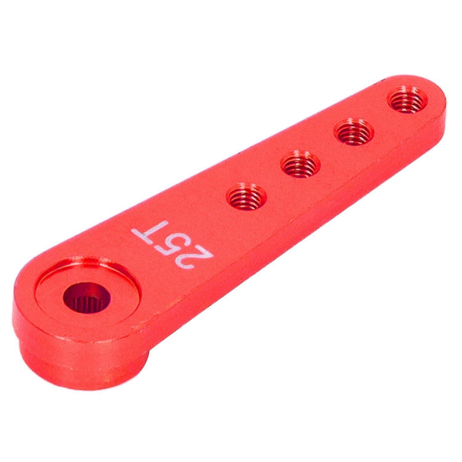 Servoarm 1/8 1/10 Universal Verlängert 25t Einseitig Lenkung Aluminium Servohorn Rot