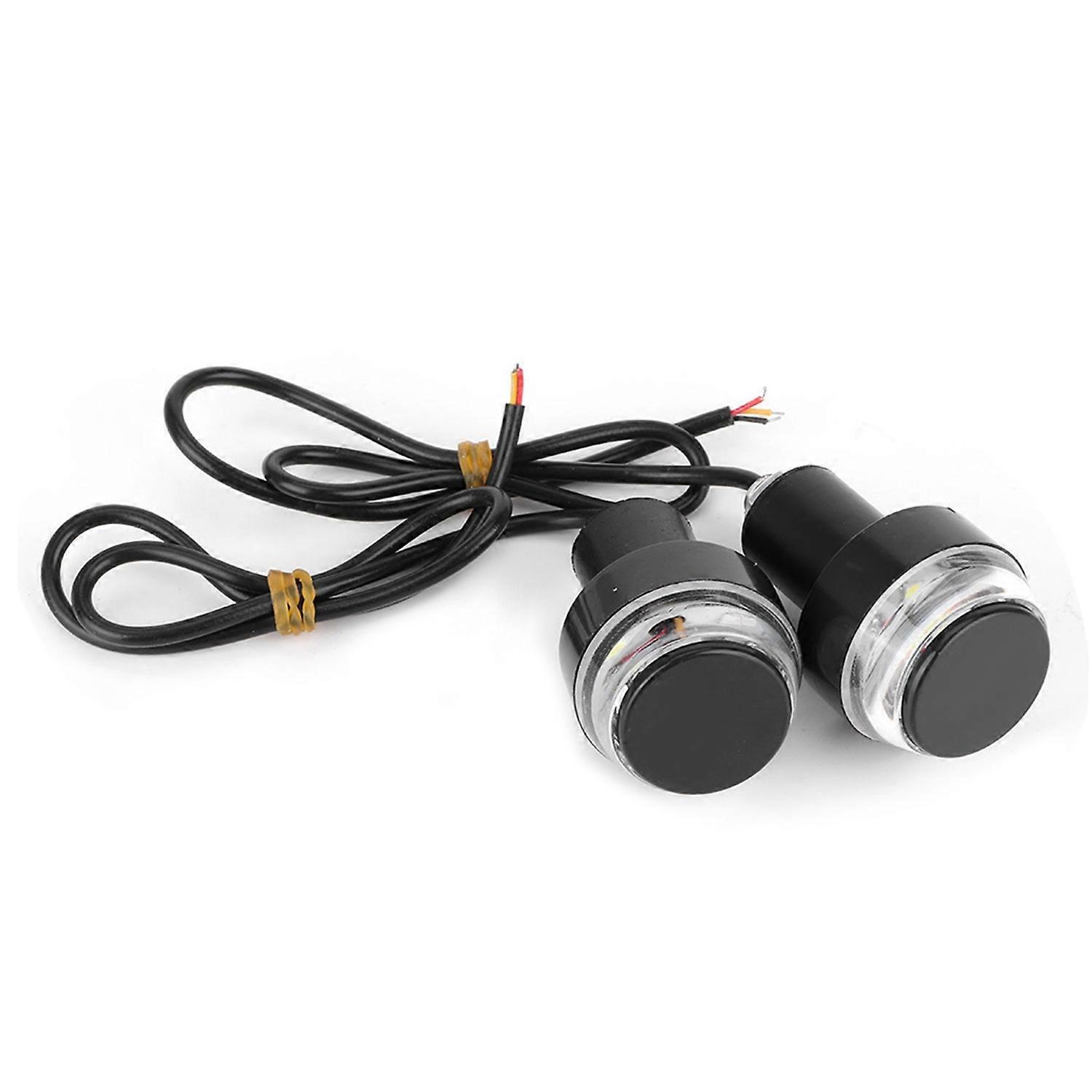 Stück Led Motorrad-lenkerleuchten, Griffblinker, Lenkerendstecker, Rot