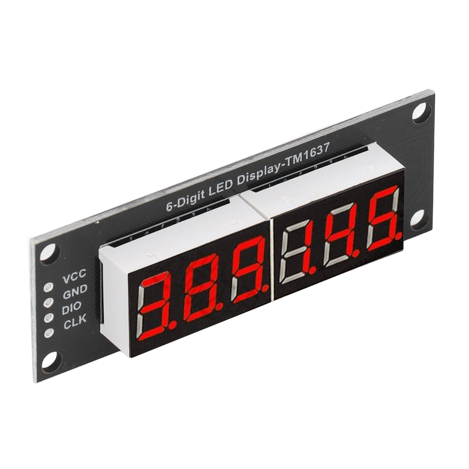 6-stellige Led-segmentanzeige Mit Tm1637-treiber, Digitales Optoelektronisches Modul, Rot, 0,36 Zoll