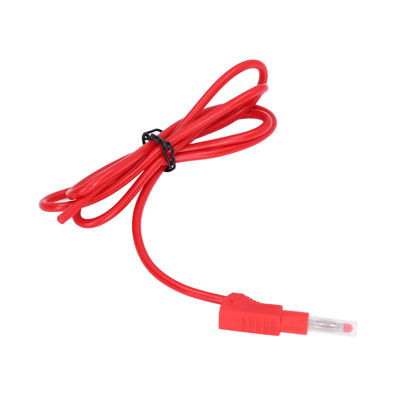 Bananenstecker-prüfleitung 4 Mm, Messingteile, Pe-gehäuse, 32 A, 1000 V, Set Für Elektrische Prüfungen, Rot