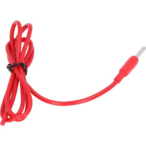 Bananenstecker-prüfleitung 4 Mm (stecker Auf Stecker), Messing, Pvc, 32 A, 1000 V, Set Für Elektrische Prüfungen, Rot