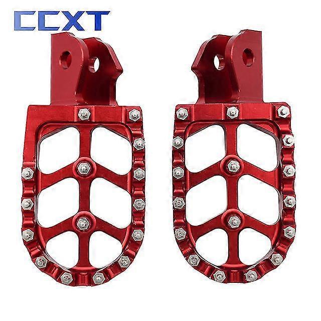Cnc-gefräste Fußrastenhalterungen Für Sur Ron Light Bee X & Light Bee S Elektro-motocross-bikes – Rote Pedale