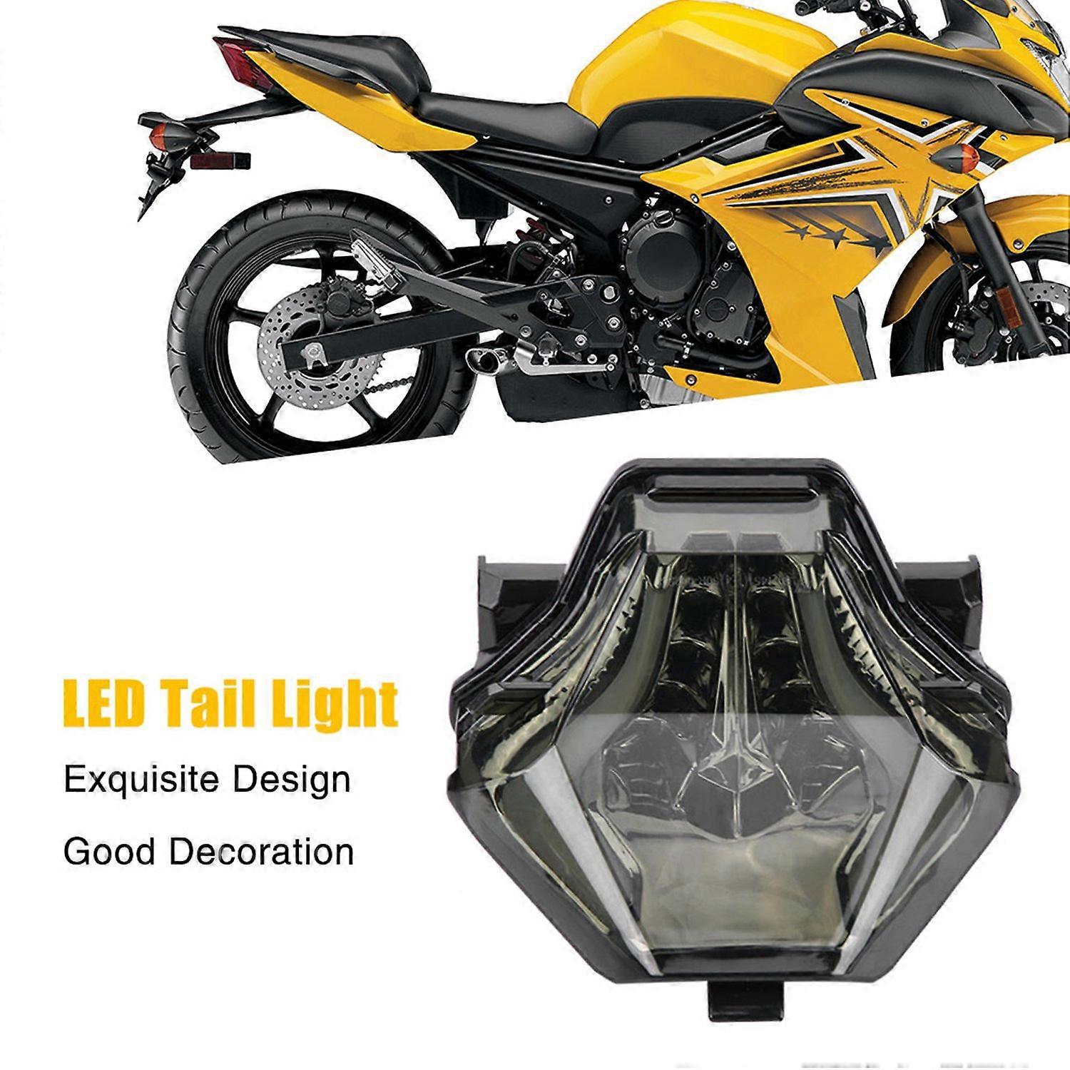 Motorrad-led-blinker-rücklicht Für Mt07 Fz07 Yzfr3 Yzfr25 (rot)
