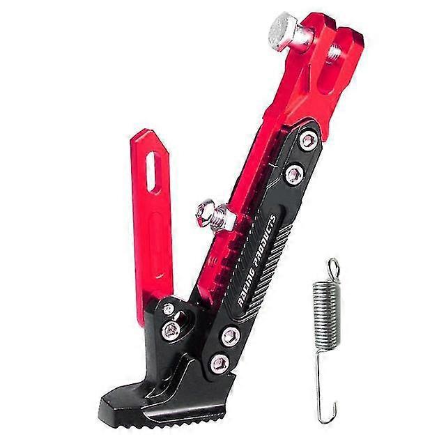 Verstellbare Motorrad-seitenhalterung, Robuste, Korrosionsbeständige Cnc-metallhalterung, Motorradständer-zubehör – Rot
