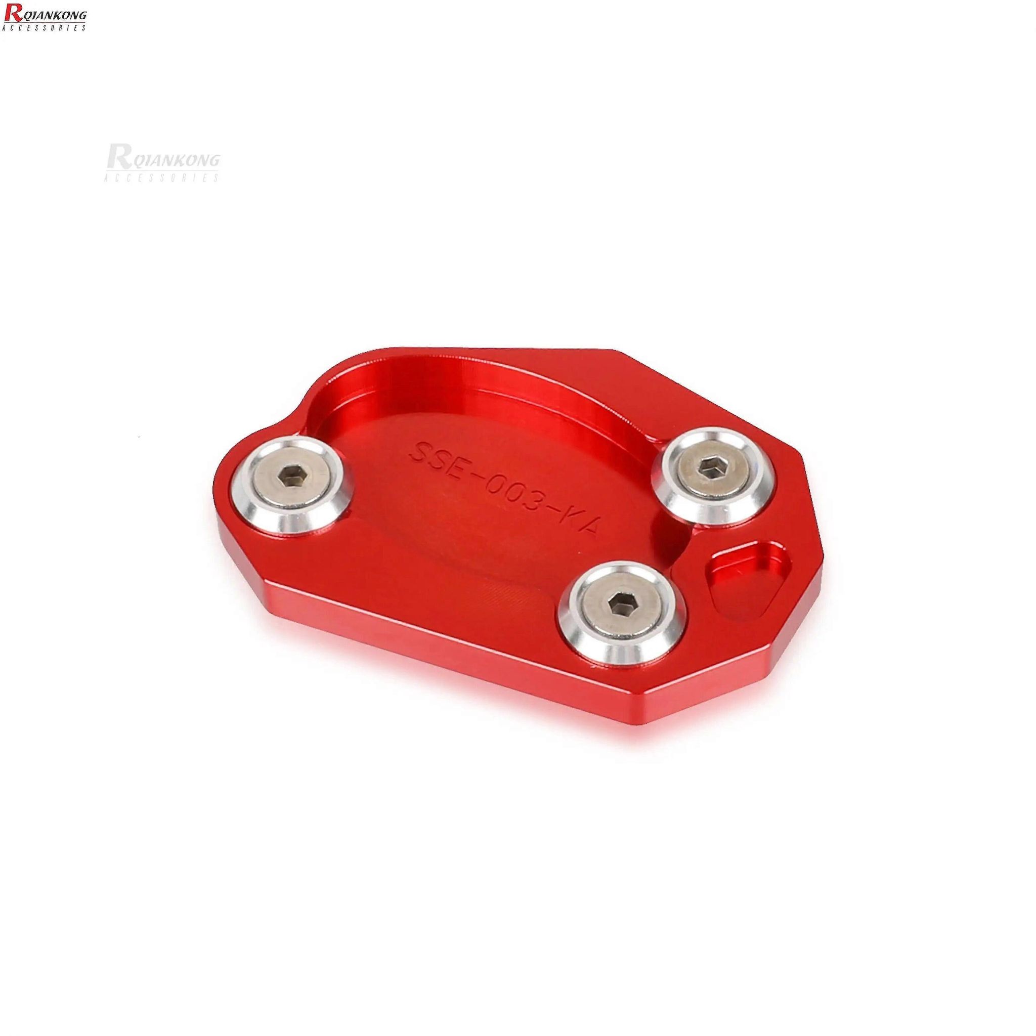 Seitenständer-vergrößerung Für Motorräder, Passend Für Kawasaki Zx-6r, Zx-10r, Zx6r, Zx636 (2009–2023), Ninja Zx10r (2008–2023) Und J300 (2011–2023) – Rot